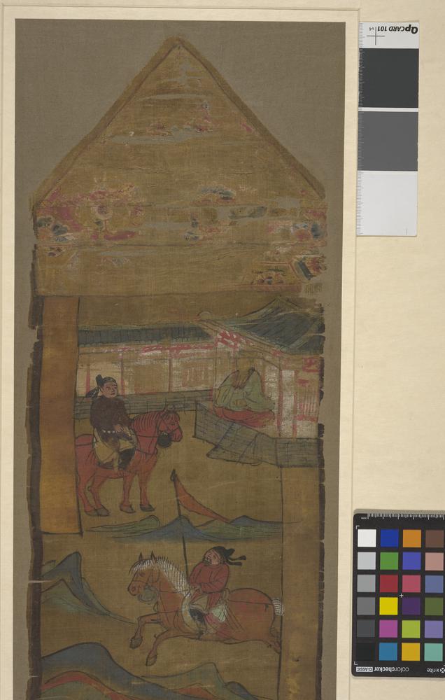 图片[6]-banner; painting; 幡(Chinese); 繪畫(Chinese) BM-1919-0101-0.92-China Archive